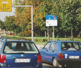m straßenschild